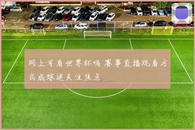 网上可看世界杯吗 赛事直播观看方式成球迷关注焦点