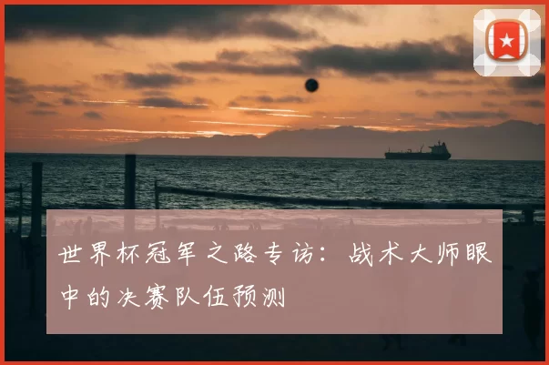 世界杯冠军之路专访：战术大师眼中的决赛队伍预测