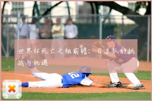 世界杯死亡之组前瞻：日本队的挑战与机遇