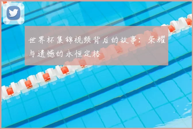 世界杯集锦视频背后的故事：荣耀与遗憾的永恒定格